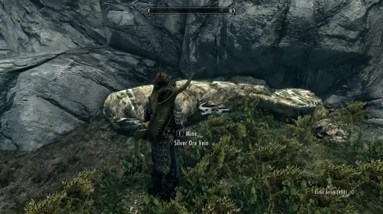 Filon de minerai d'argent