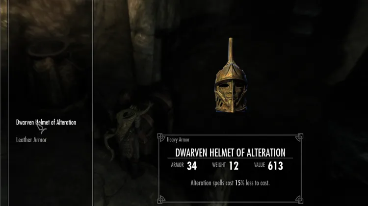 Dwarven Helmet of Alteration