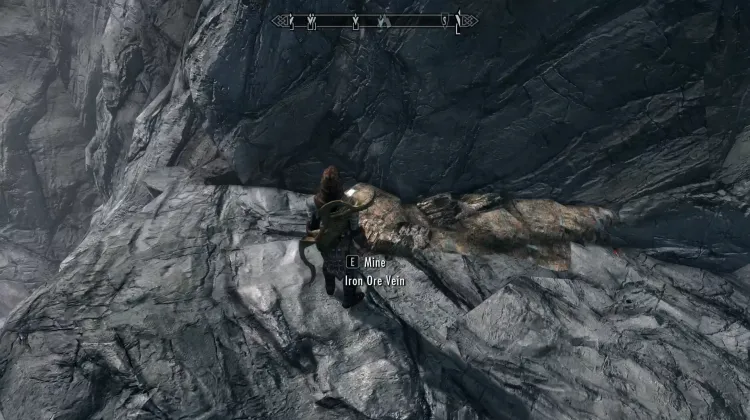 Filon de minerai de fer