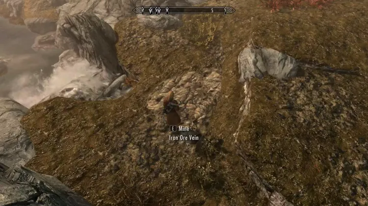 Filon de minerai de fer