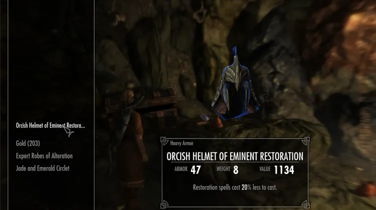 Orcish helmet of eminent restoration