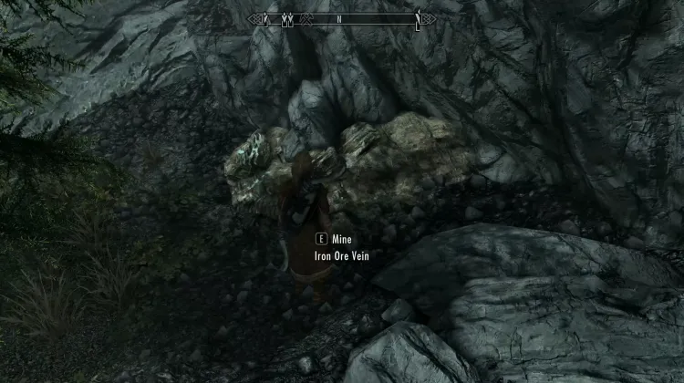 Filon de minerai de fer