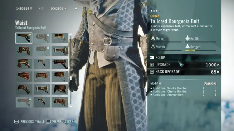 Tailored Bourgeois Belt