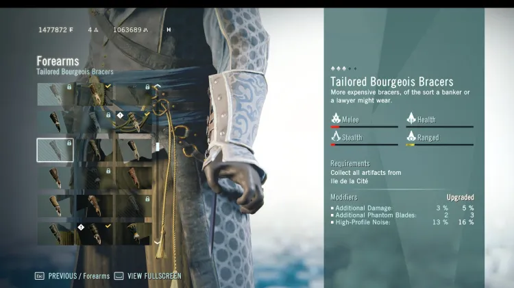 Tailored Bourgeois Bracers