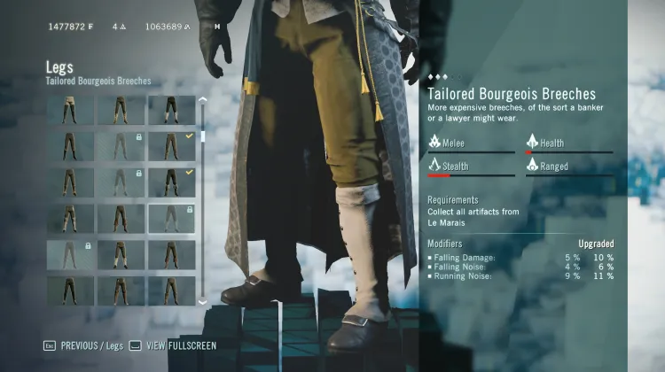 Tailored Bourgeois Breeches