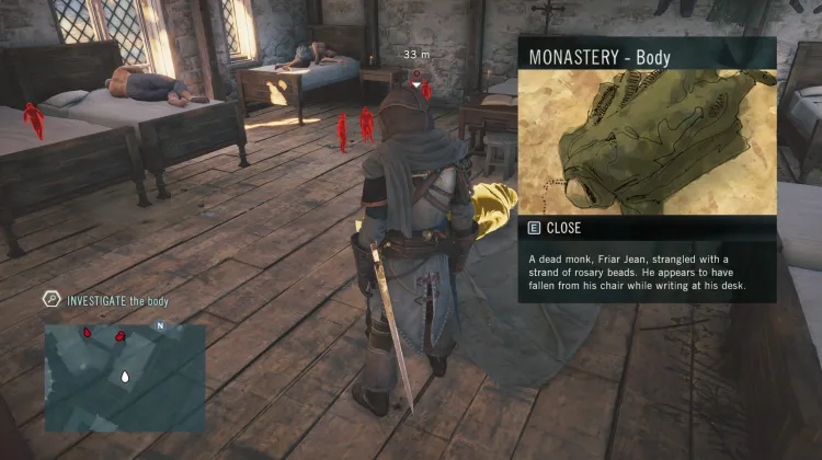 Investigate the body