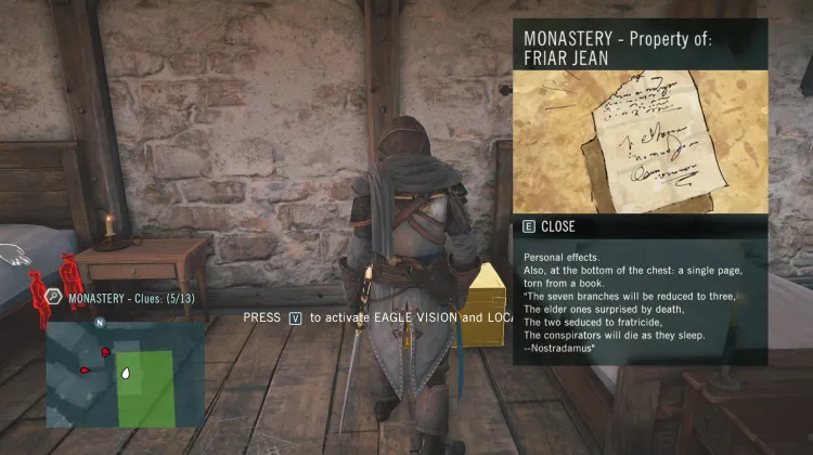 Property of: Friar Jean