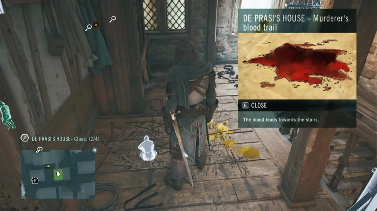 Murderer's blood trail 1