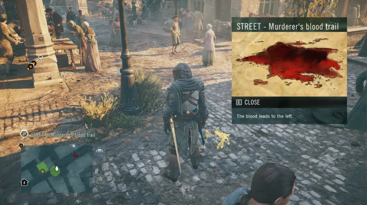 Murderer's blood trail 3