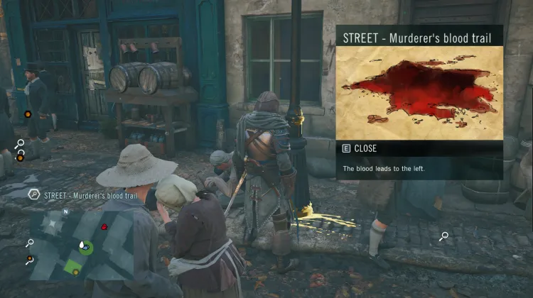 Murderer's blood trail 4