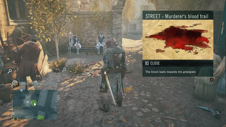 Murderer's blood trail 5