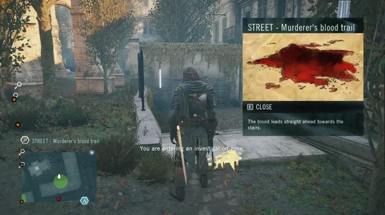 Murderer's blood trail 6