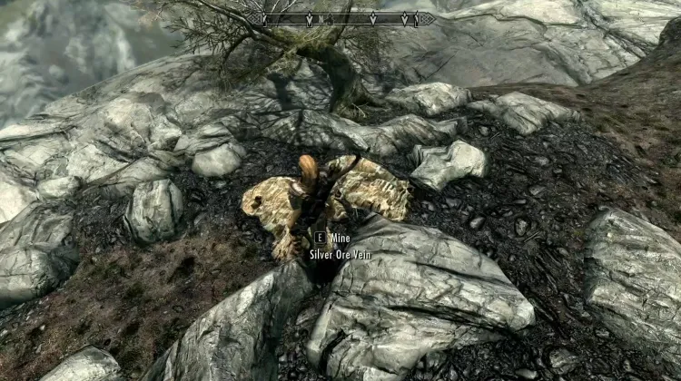 Filon de minerai d'argent