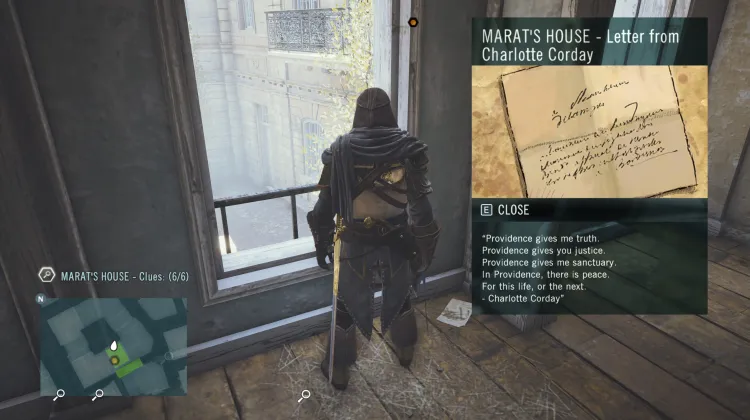 Letter from Charlotte Corday