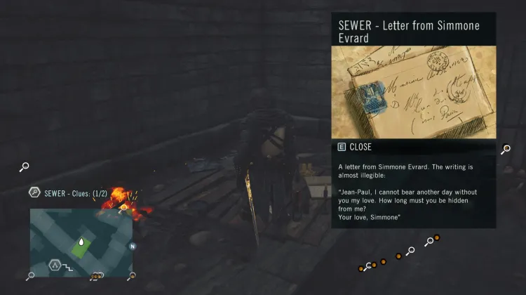 Letter from Simmone Evrard