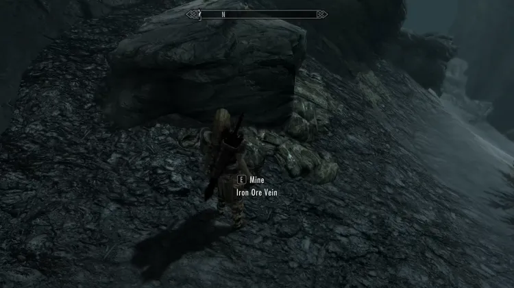 Filon de minerai de fer