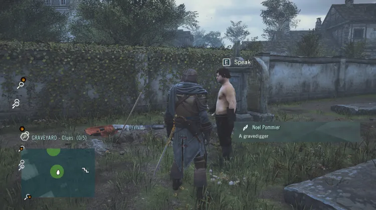 Statement of the gravedigger