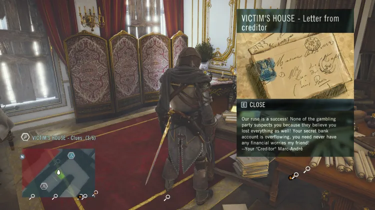 Letter from creditor