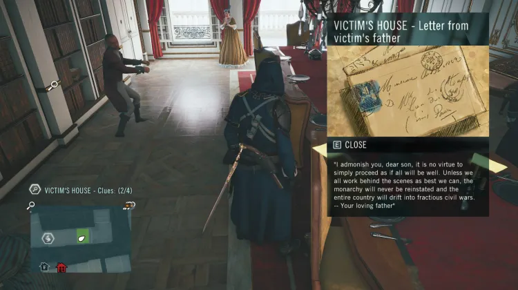 Letter from victim's father