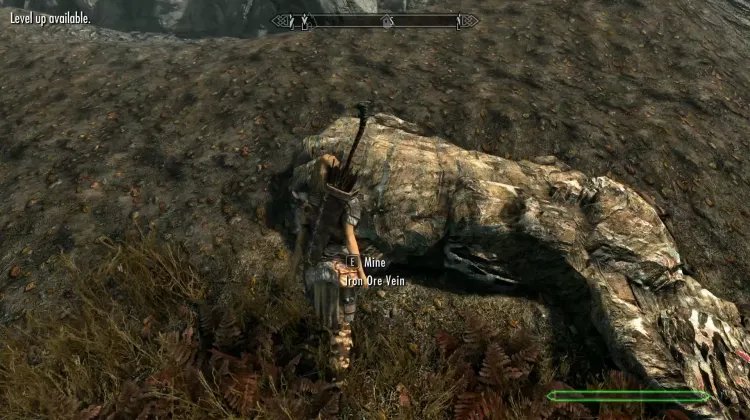 Filon de minerai de fer