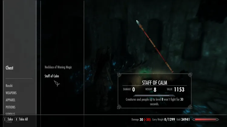 Staff of Calm
