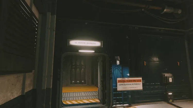 UC Marine Barracks - Entrance