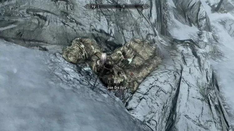 Filon de minerai de fer