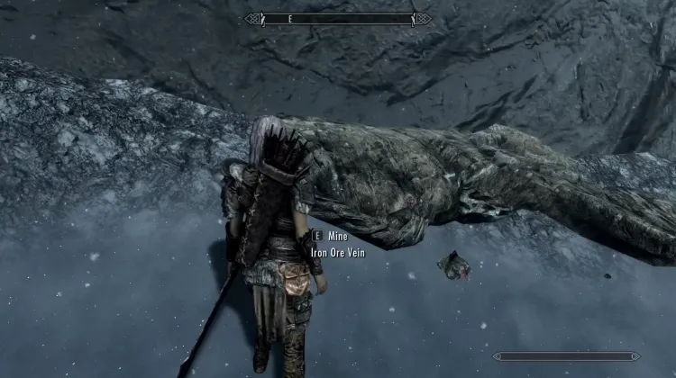 Filon de minerai de fer