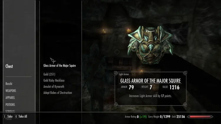 Glass Armor of Major Squire