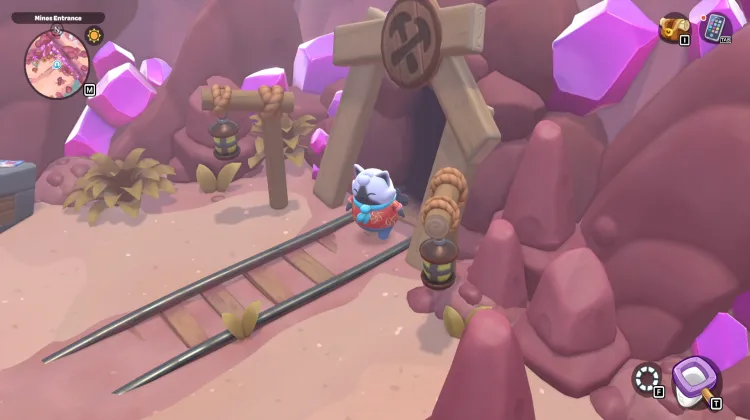 クリスタル洞窟入口 - 緑のクリスタルルーム