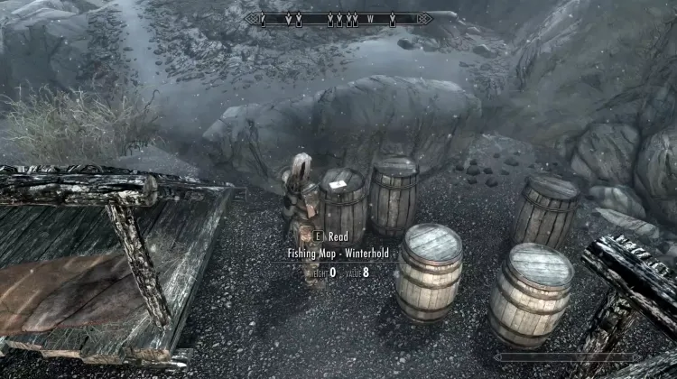 Fishing Map - Winterhold