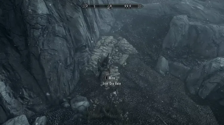 Filon de minerai de fer