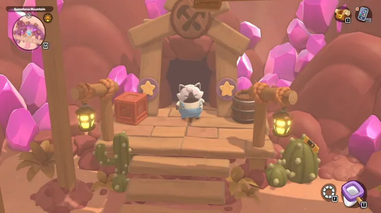 クリスタル洞窟入口 - 紫水晶の部屋