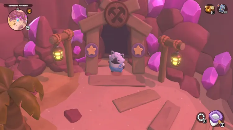 クリスタル洞窟入口 - 紫水晶の部屋