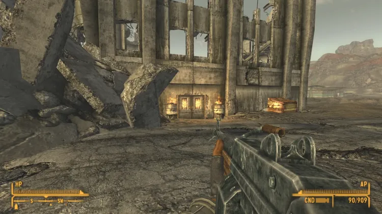 South Vegas Ruins West Entrance