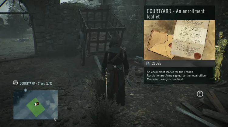 An enrollment leaflet