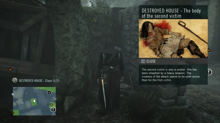 The body of the second victim