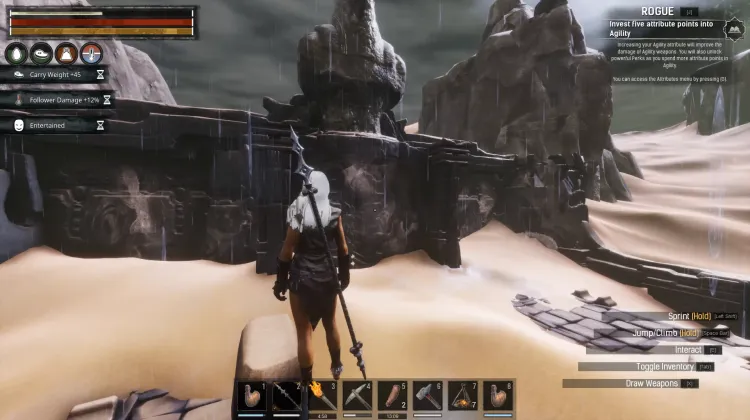 Ruiny Zmiecione Piaskiem