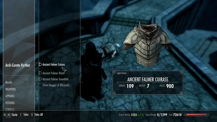 Ancient Falmer Armor Sets