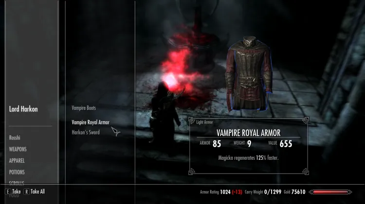 Vampire Royal Armor