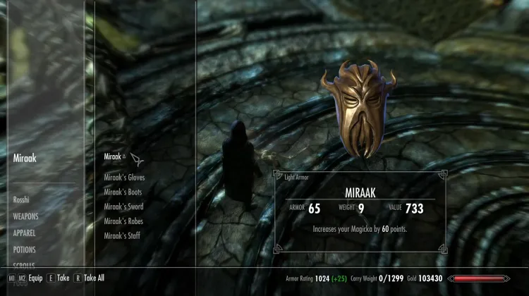 Miraaks Rüstungsset