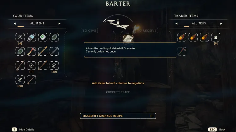 Ricetta per Granata Improvvisata