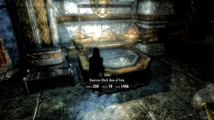 Zwergischer Schwarzer Bogen des Schicksals