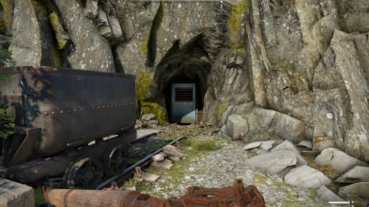 Schieferbergwerk-Höhlen