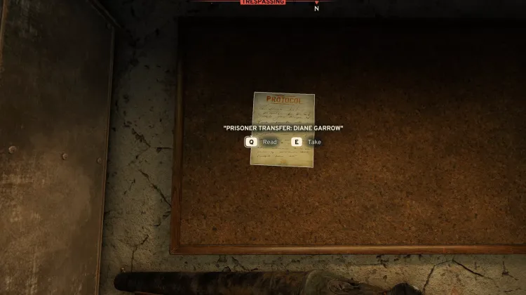 Transfer Więźnia: Diane Garrow