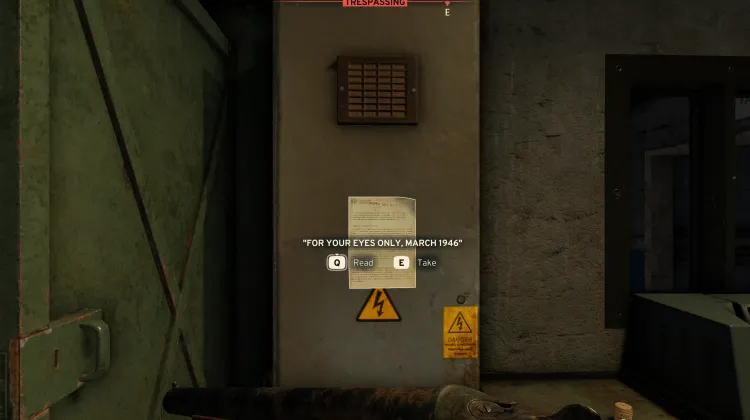 Apenas Para Seus Olhos, Março de 1946