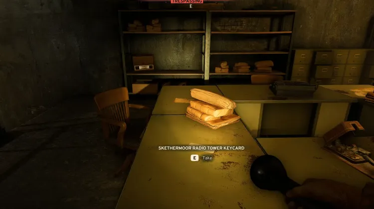 Skethermoor Funkturm-Schlüsselkarte