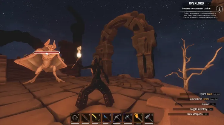 Albino Fledermaus Dämon