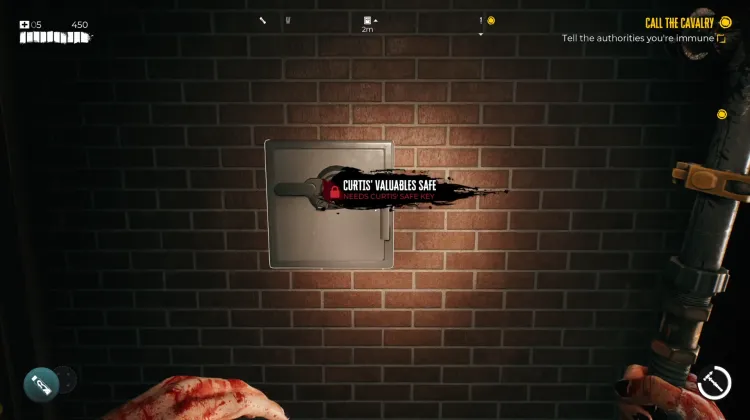 Curtis' Wertgegenstände-Safe