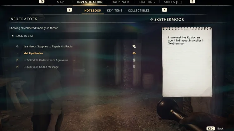 Ilya potrzebuje materiałów do naprawy swojego radia